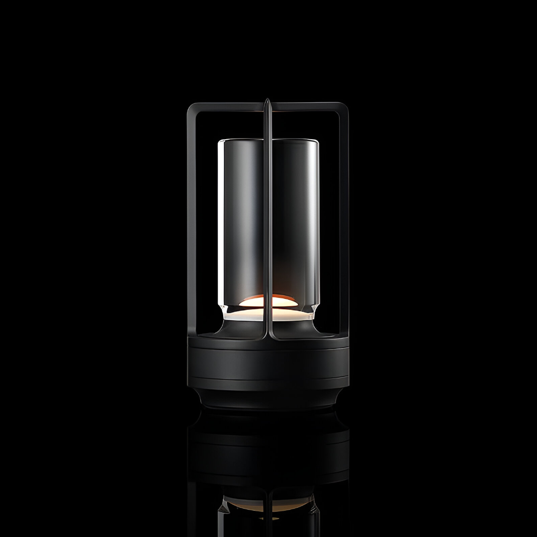 Kompakte LED-Schreibtischlampe mit einstellbarer Helligkeit