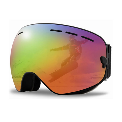 Skibrille mit Antibeschlag- und Belüftungsfunktion