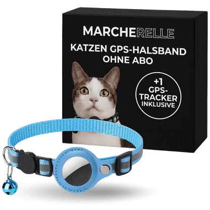Macherelle™ – GPS-Halsband für Katzen Kein Abonnement | Kompatibel mit iOS & Android