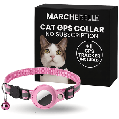 Macherelle™ – GPS-Katzenhalsband ohne Abonnement | Kompatibel mit iOS & Android