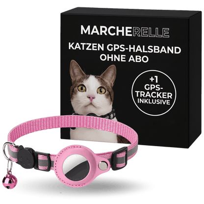 Macherelle™ – GPS-Halsband für Katzen Kein Abonnement | Kompatibel mit iOS & Android