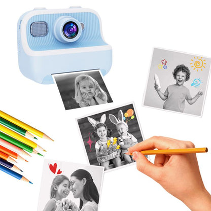 Marcherelle™ – Appareil Photo Enfant Impression Instantanée Sans Encre