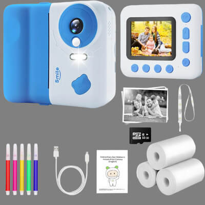 Marcherelle™ – Appareil Photo Instantané Enfant 12MP