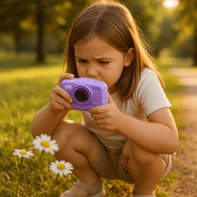 Marcherelle™ – Appareil Photo Instantané Enfant Double Objectif 1080P