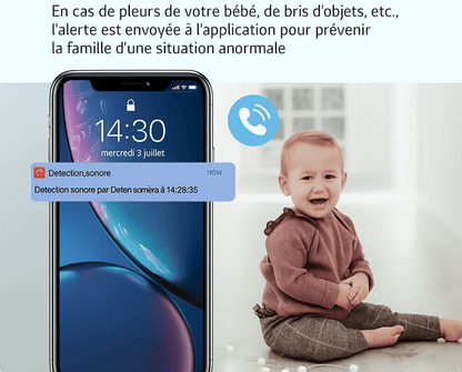 Marcherelle™ – Babyphone Caméra 1080p avec Vision Nocturne