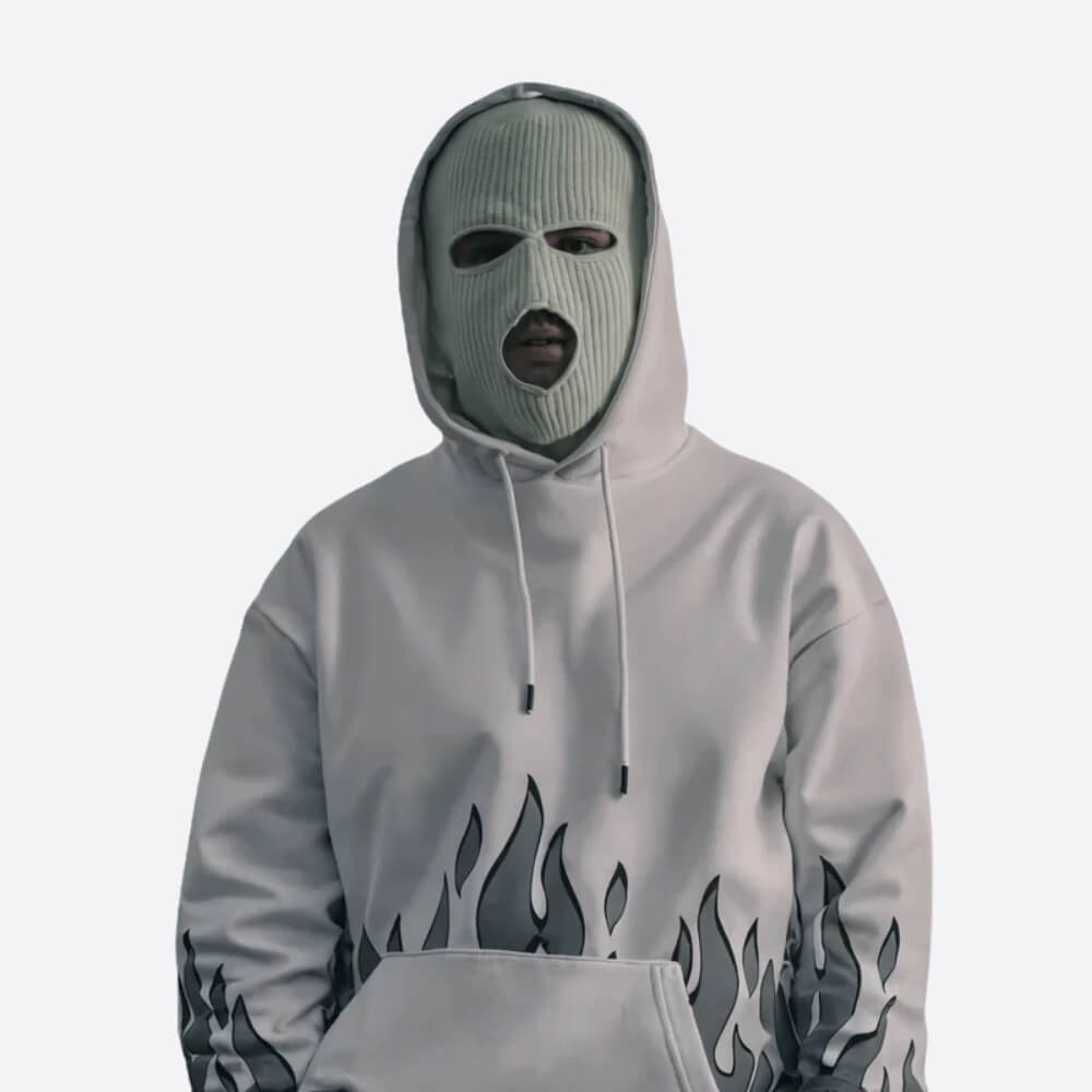 Marcherelle™ – Cagoule en Laine Tricotée Chaude & Respirante pour Ski & Moto