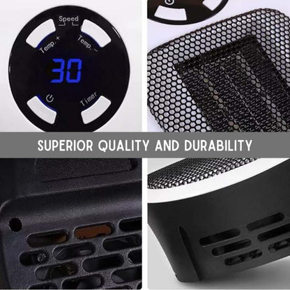 Marcherelle™ – Chauffage d’Appoint Électrique Économique & Portable