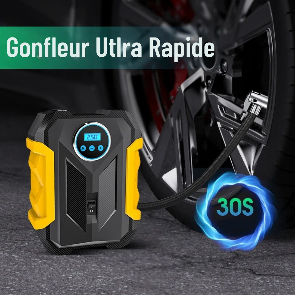 Marcherelle™ – Compresseur Gonfleur Pneu Portable 150 PSI Rechargeable