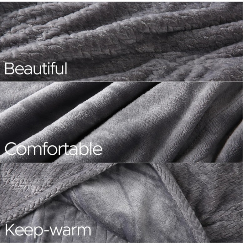 Marcherelle™ – Couverture Chauffante Électrique en Coton avec Arrêt Automatique