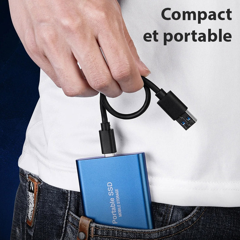 Marcherelle™ – Disque Dur Externe SSD Portable Ultra-Rapide