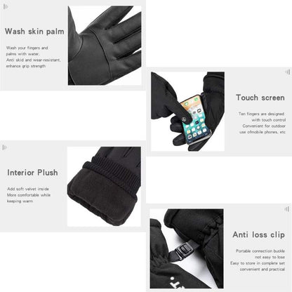 Marcherelle™ – Gants de Ski Imperméables avec Isolation 3M et Technologie Tactile