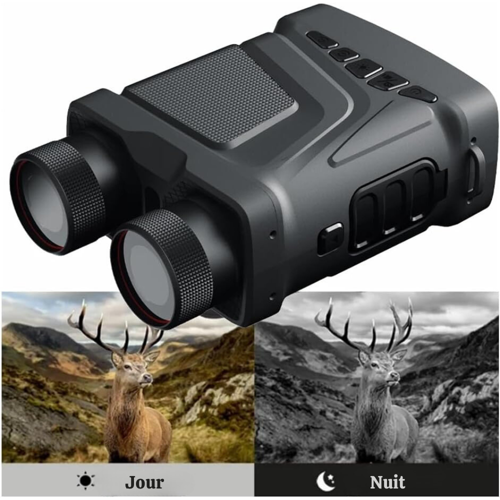 Marcherelle™ – Jumelles Vision Nocturne 4K Infrarouge avec Zoom 8X