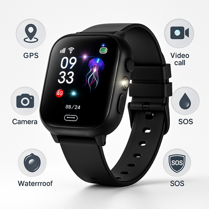 Marcherelle™ – Montre Connectée GPS Pour Enfants – Sécurité et Communication
