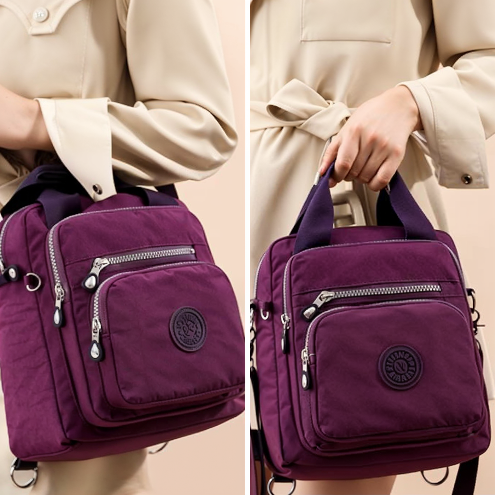 Marcherelle™ – Petit Sac à Dos Femme Élégant & Imperméable