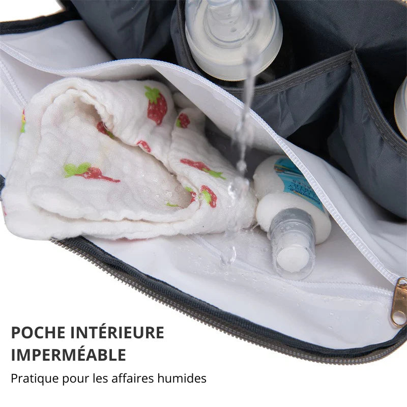 Marcherelle™ – Sac à Langer 3 en 1 avec Lit Bébé Intégré