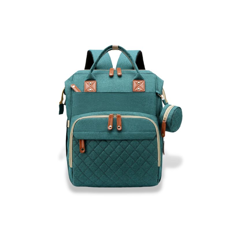 Marcherelle™ – Sac à Langer Sac à Dos 3-en-1 avec Lit Bébé Portable