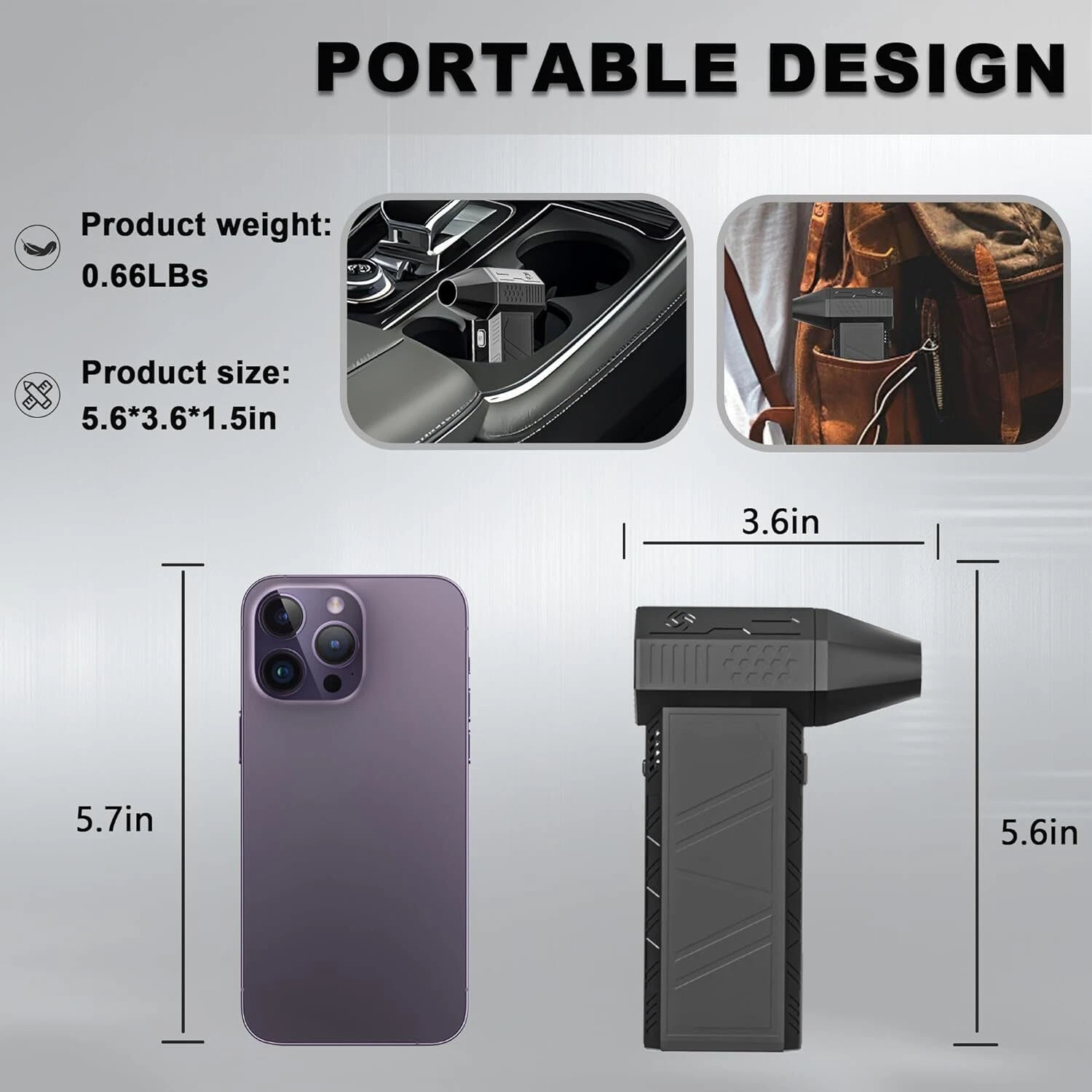 Marcherelle™ – Souffleur à Poussière Portable Mini Duster pour Nettoyage Rapide