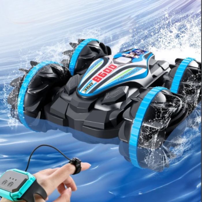 Marcherelle™ – Voiture Tout Terrain Télécommandée avec Conception Amphibie et Vitesse de 15 km/h