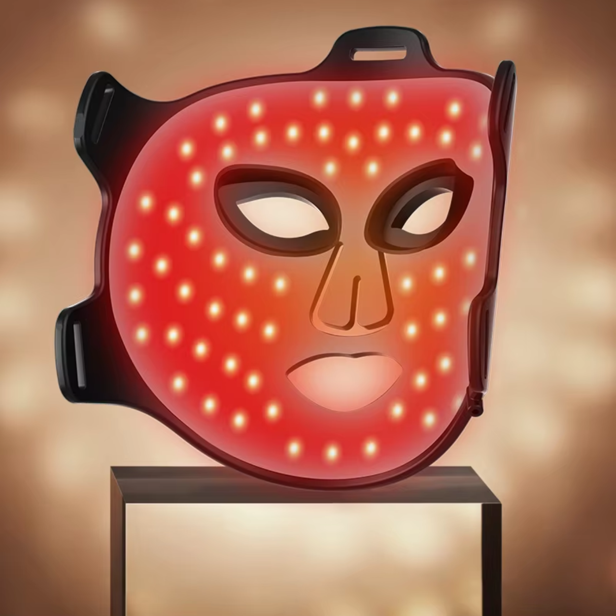 LED-Gesichtsmaske mit Entspannender Massagefunktion