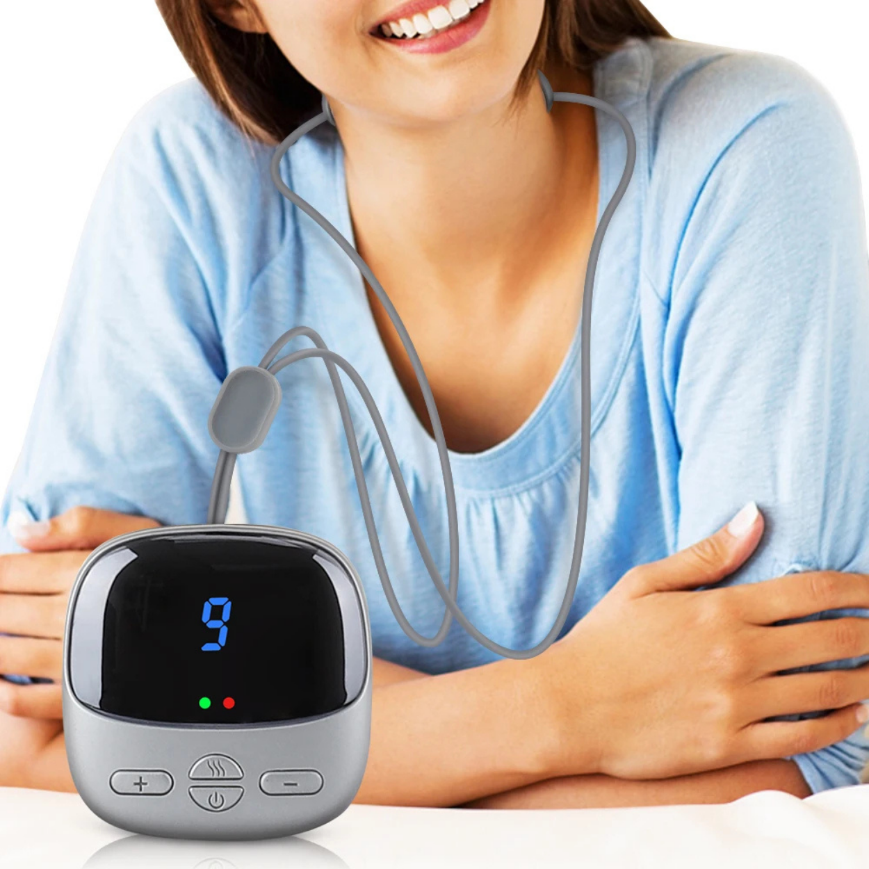 Elektrischer, beheizter und entspannender Nackenmassagegerät