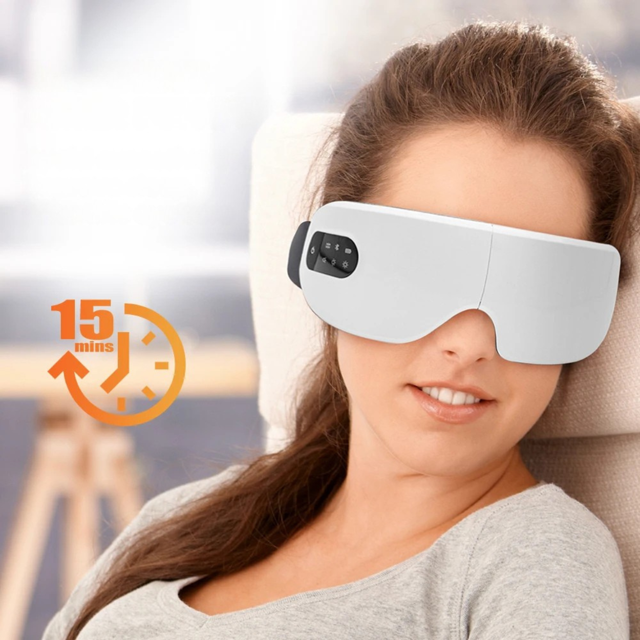 Elektronischer Augenmassagegerät mit Bluetooth und Massagefunktion