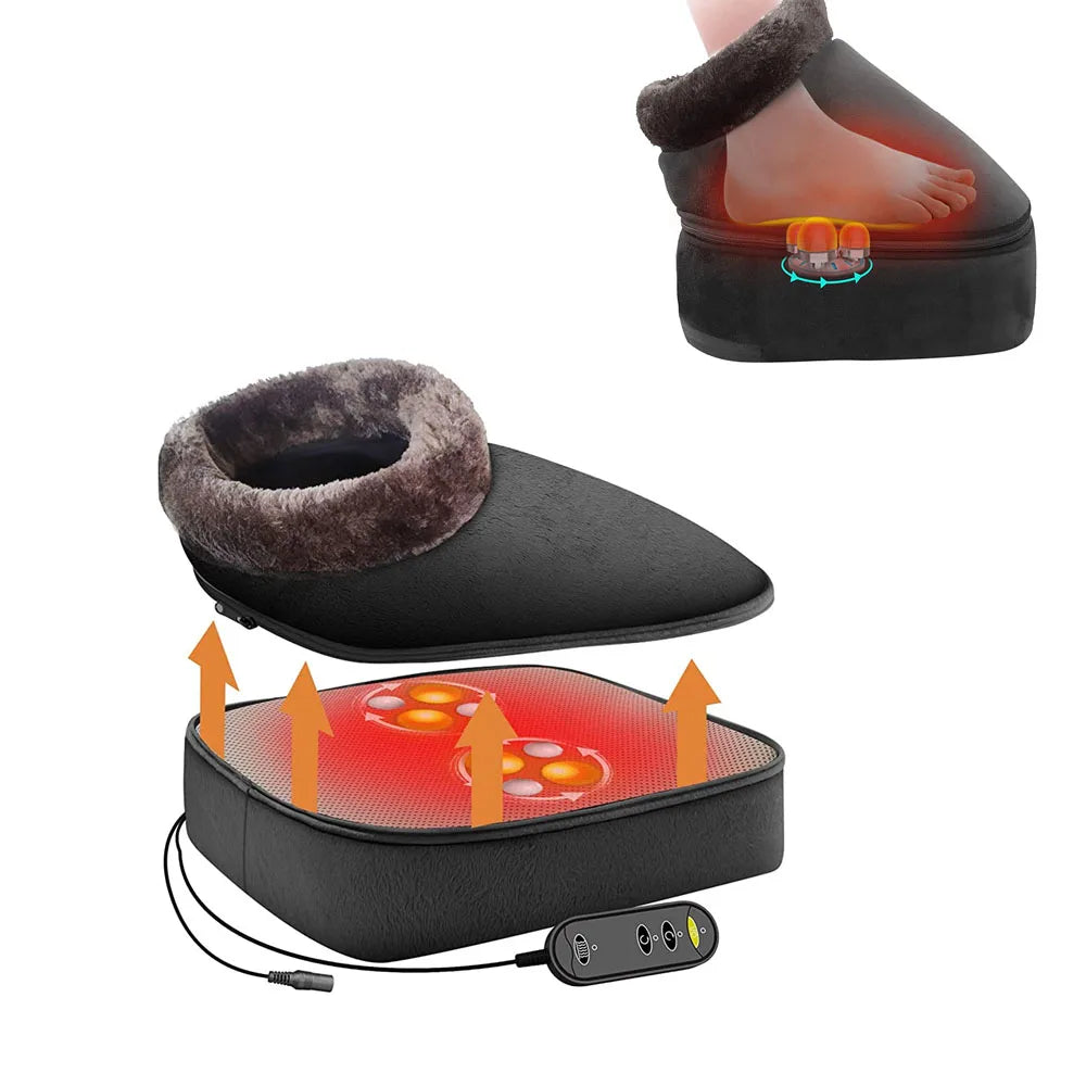 Elektrischer Beheizter Shiatsu Fußmassager