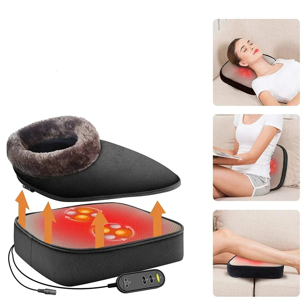 Elektrischer Beheizter Shiatsu Fußmassager