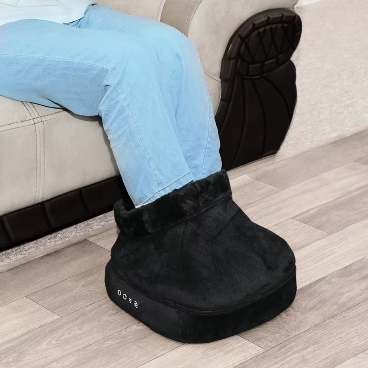 Elektrischer Beheizter Shiatsu Fußmassager