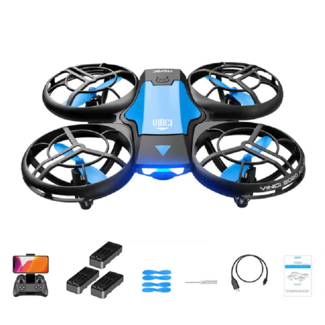 Faltbare 4K WiFi FPV Drohne mit HD-Kamera und Stabilisator