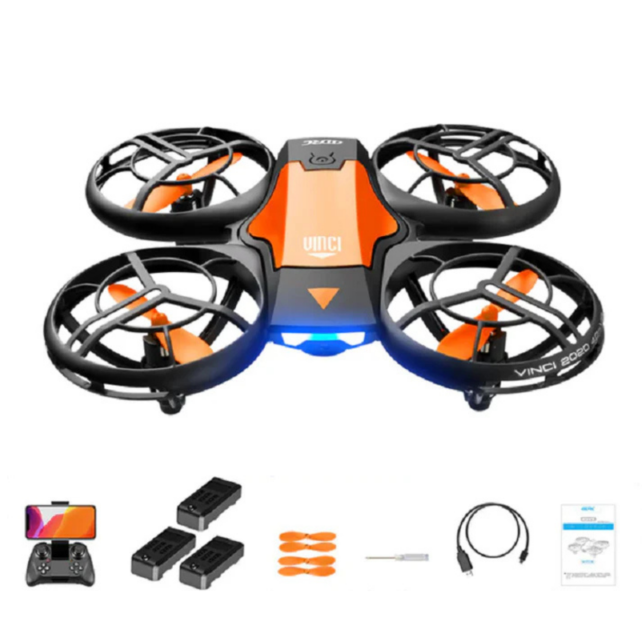 Faltbare 4K WiFi FPV Drohne mit HD-Kamera und Stabilisator