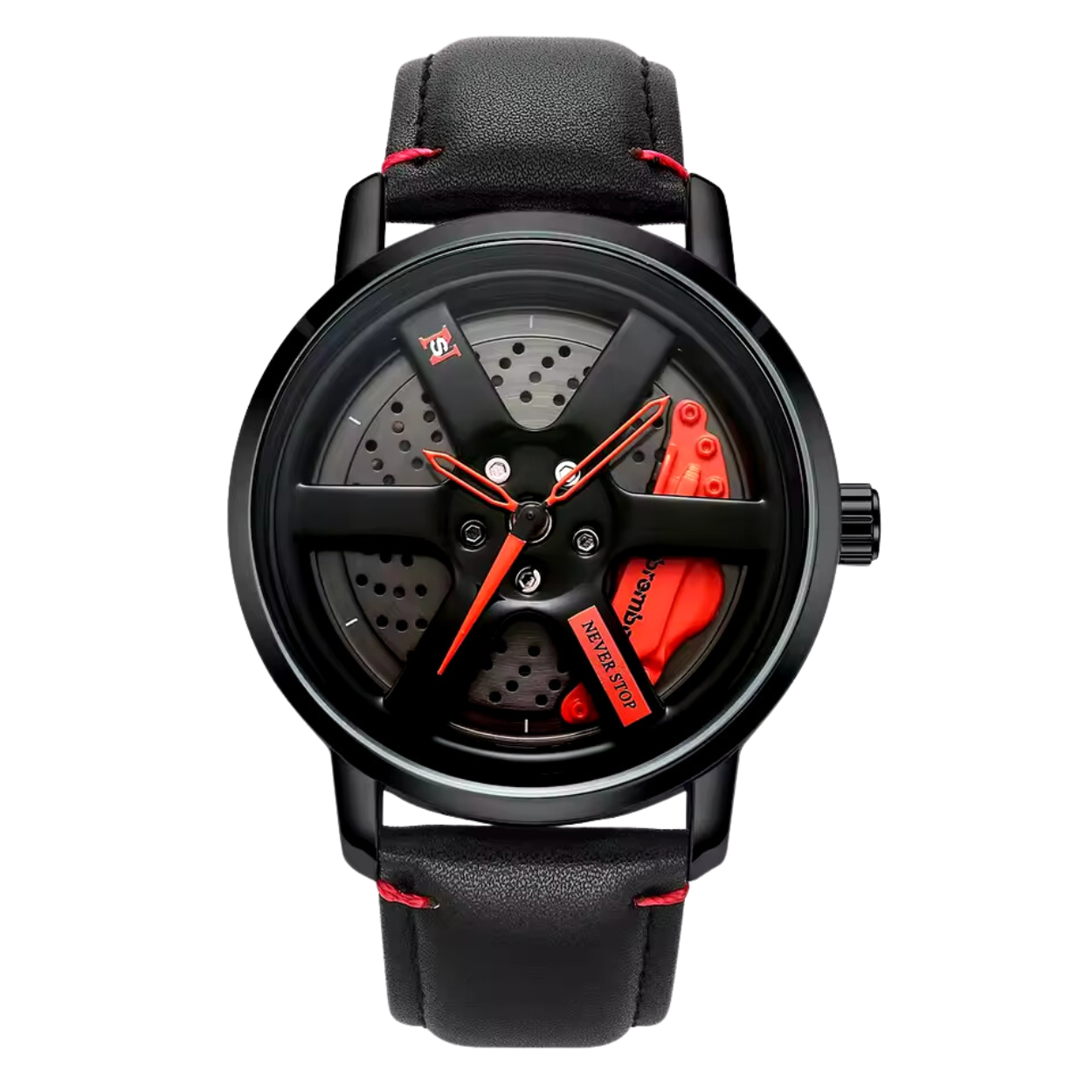 Herren-Sportuhr mit Chronograph und Racing-Design