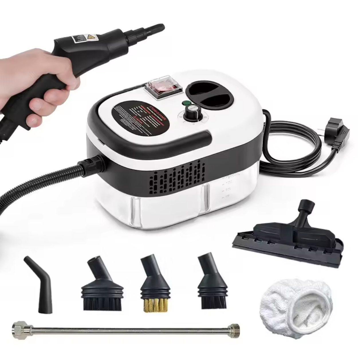 Nettoyeur Vapeur Puissant 2500W avec Haute Pression - Marcherelle