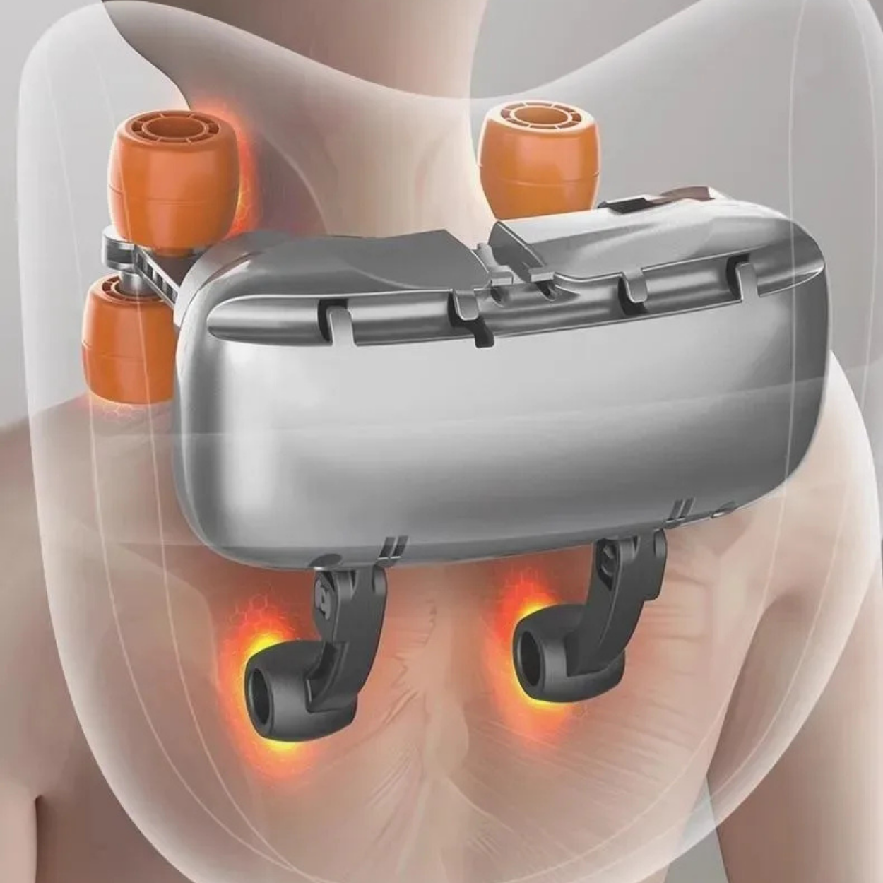 Elektrisches Heiz-Massagekissen für Rücken und Beine