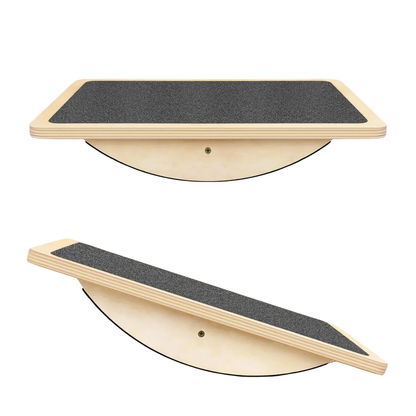 Massives Holz-Balance-Board mit Rutschfester Oberfläche