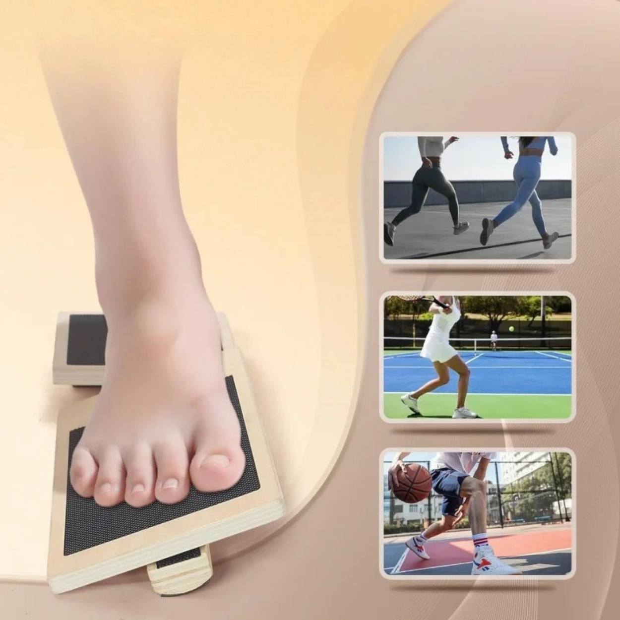 Balance-Board zur Verbesserung der Fußstabilität