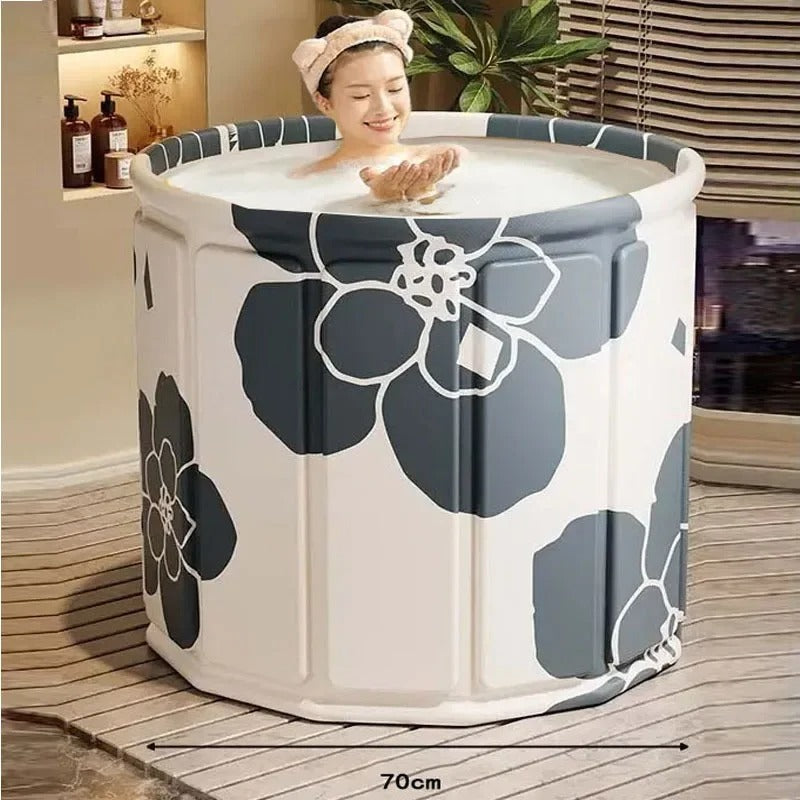 Tragbare Badewanne für Erwachsene - Niedriges Tempo für Zuhause und Reise