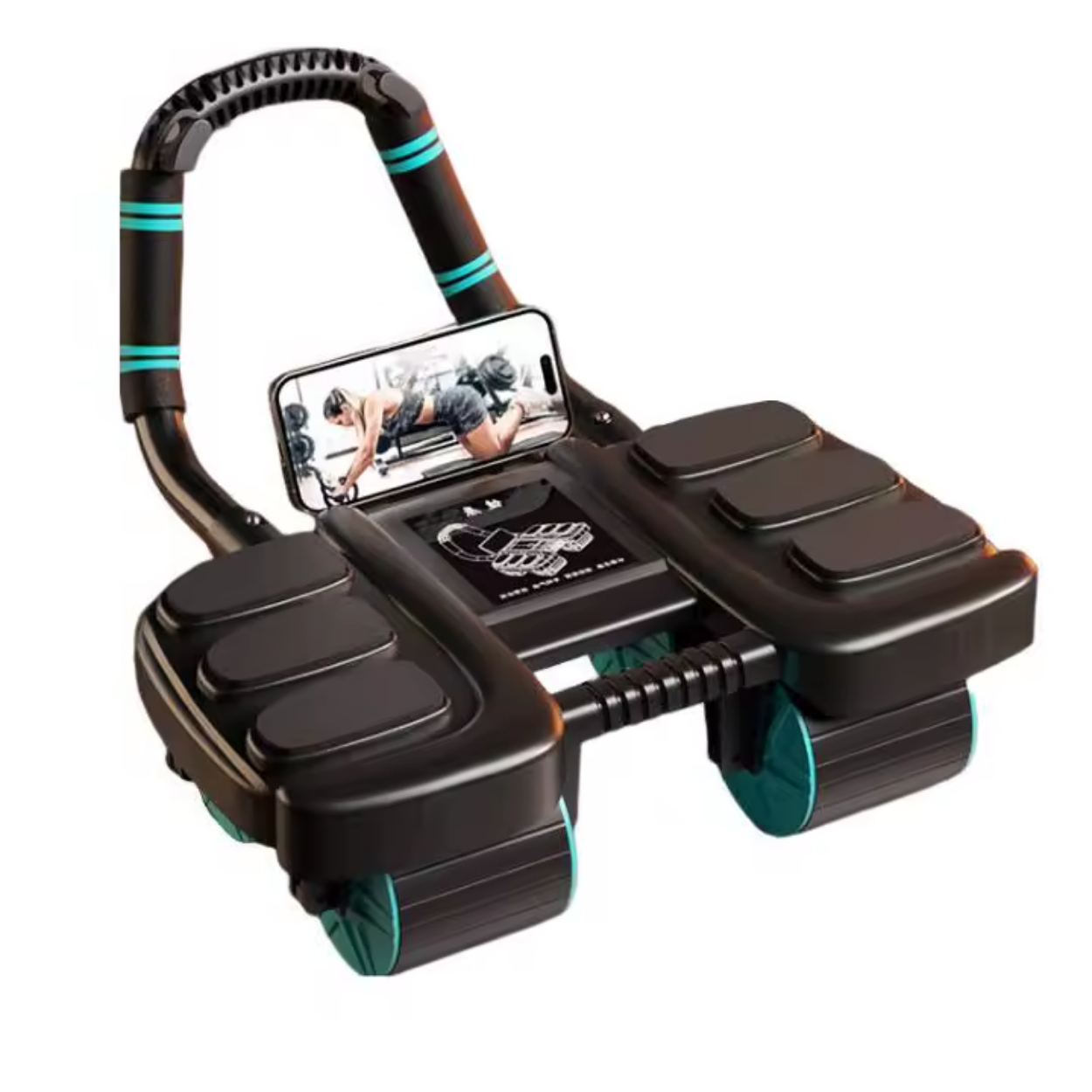 Bauchroller mit automatischer Rückfederung