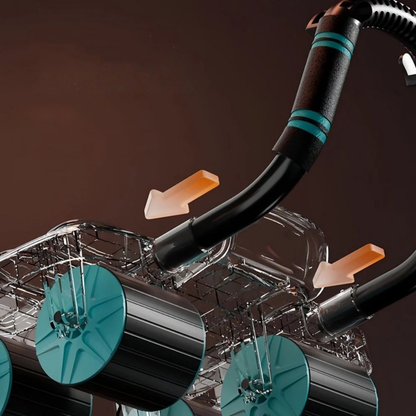 Bauchroller mit automatischer Rückfederung