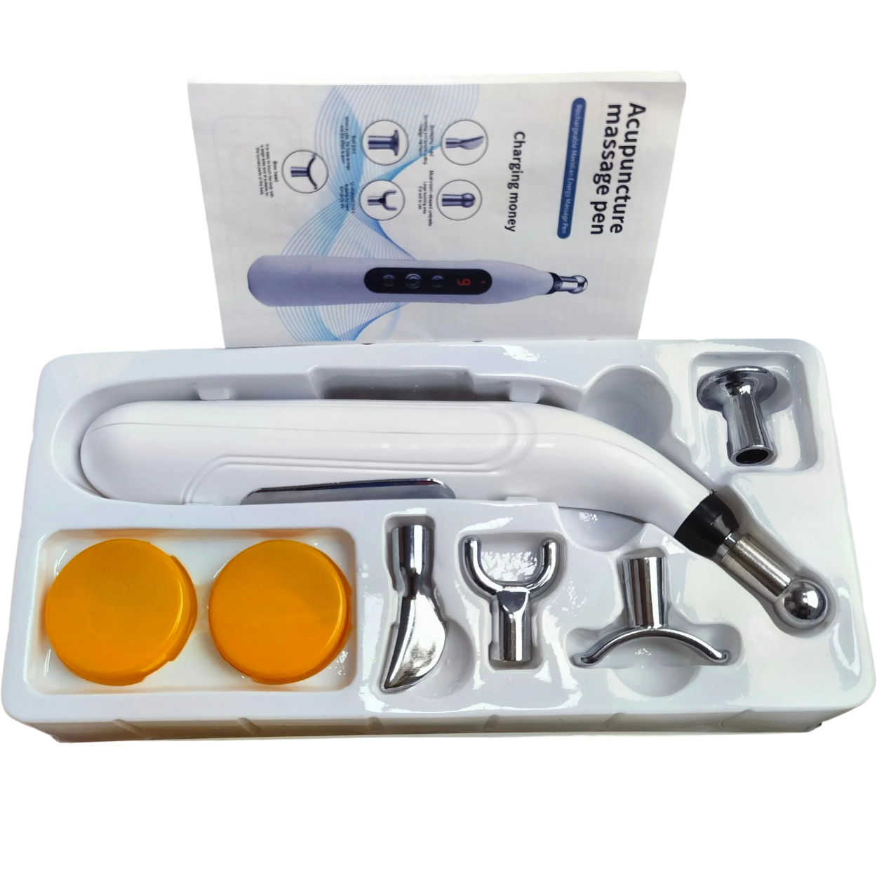 Elektrischer 5-in-1 Stift für Akupunktur und Massage