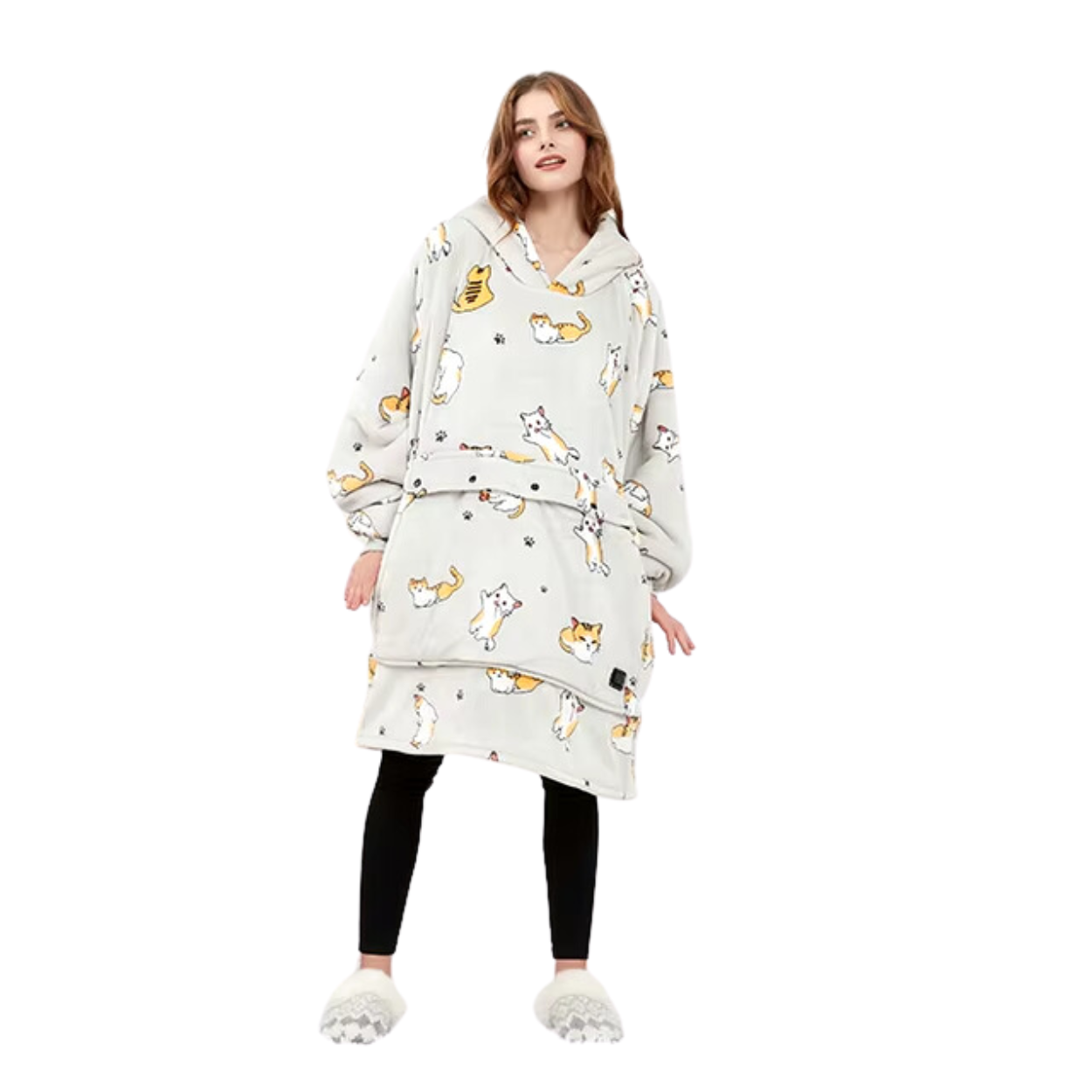 Elektrischer Hoodie mit USB-Heizung