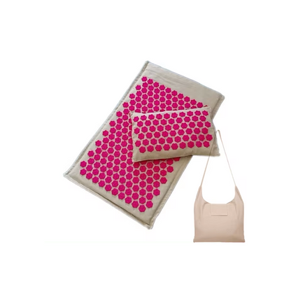 Entspannende Akupressur-Massage-Matte mit Blumenmuster