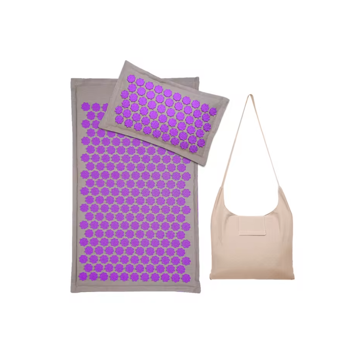 Entspannende Akupressur-Massage-Matte mit Blumenmuster