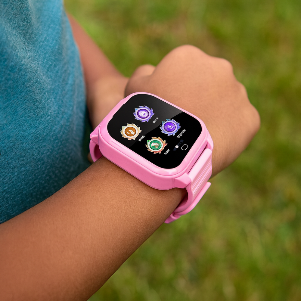 Kindersportuhr mit spaßigem Touchscreen