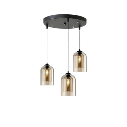 Elegante Hängelampe aus Glas für Haus und Büro