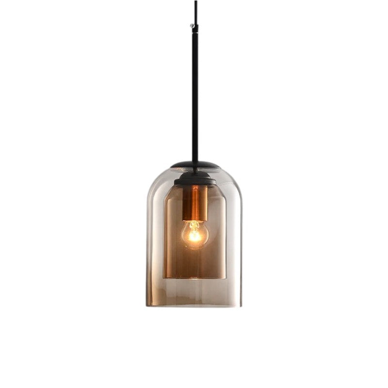 Elegante Hängelampe aus Glas für Haus und Büro