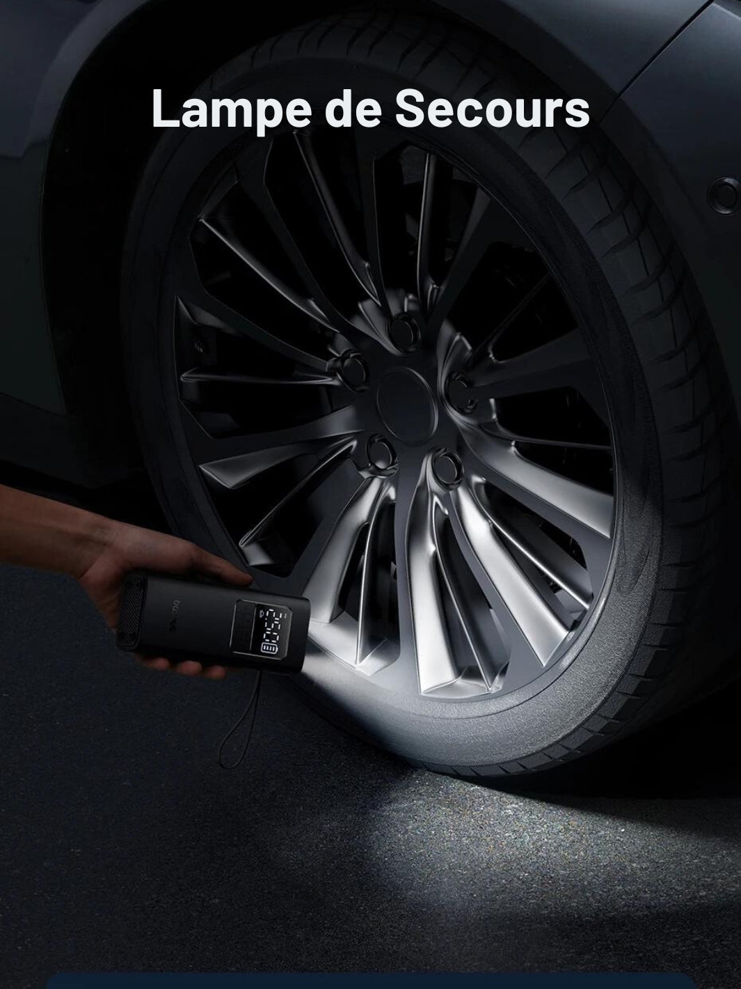 Kabelloser tragbarer Reifenfüller fürs Auto