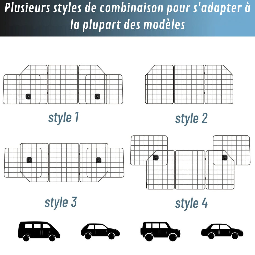 Hundesicherheitsgitter fürs Auto