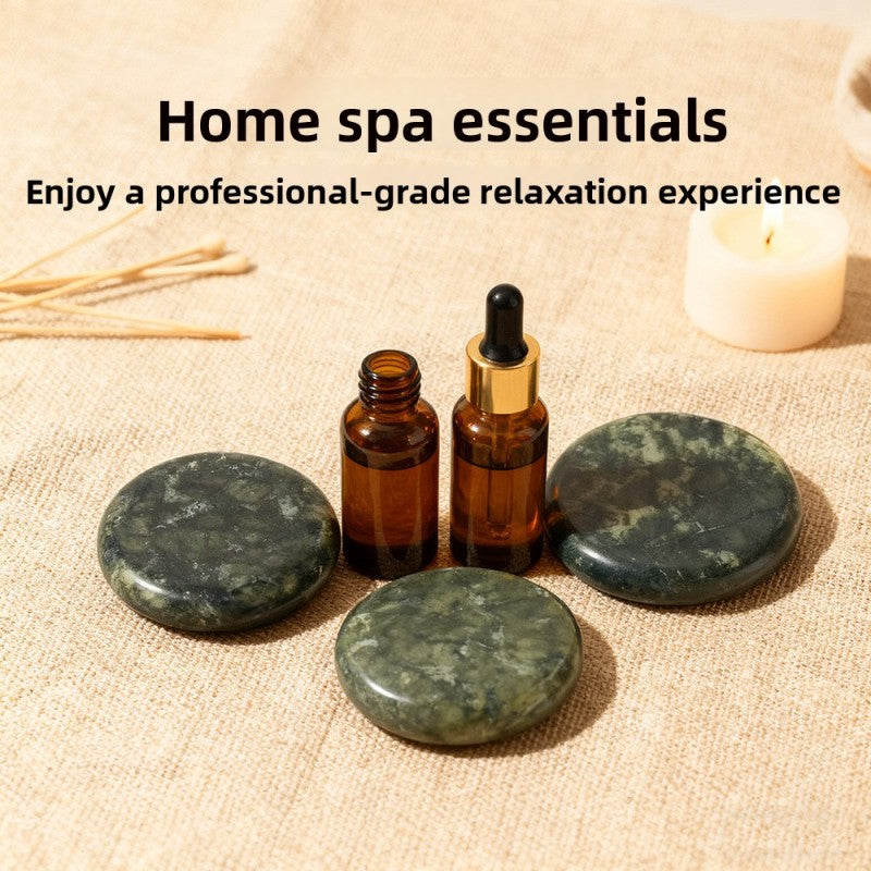 Warme Massage-Steine aus natürlichem Jade