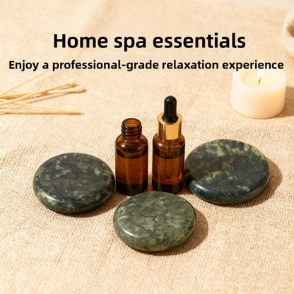 Warme Massage-Steine aus natürlichem Jade
