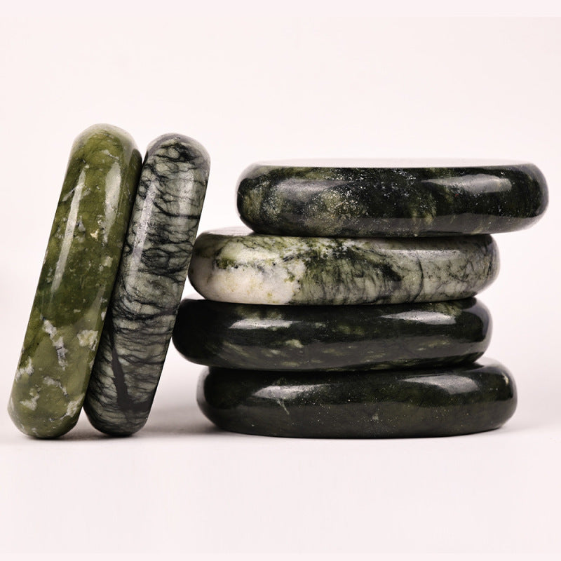 Warme Massage-Steine aus natürlichem Jade